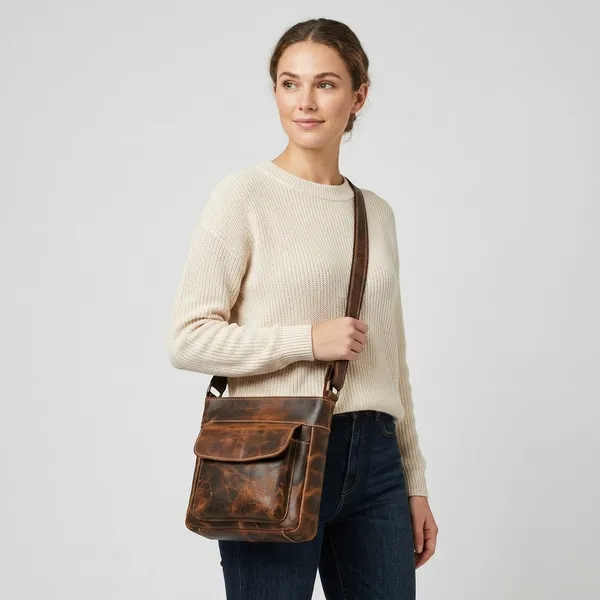 Brown_Genuine_Buffalo_Leather_Premium_Bag_For_Women