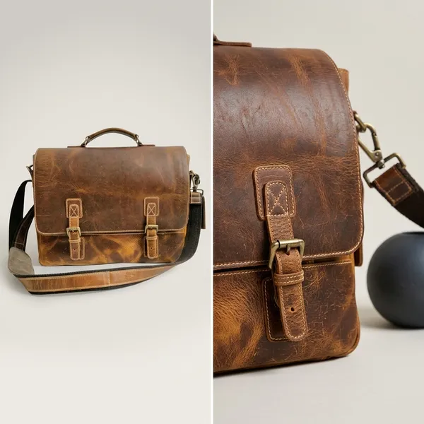 Brown_Genuine_Buffalo_Leather_Premium_Bag_For_Men_And_Women