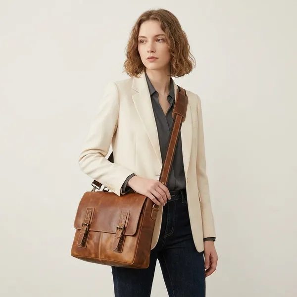 Brown_Genuine_Buffalo_Leather_Premium_Bag_For_Women