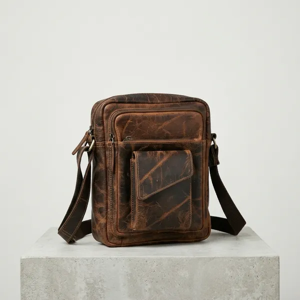 Brown_Genuine_Buffalo_Leather_Premium_Bag_For_Men_And_Women