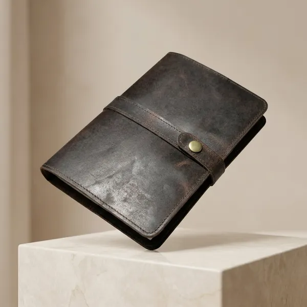 Black_Genuine_Buffalo_Leather_Premium_Dairy_Cover