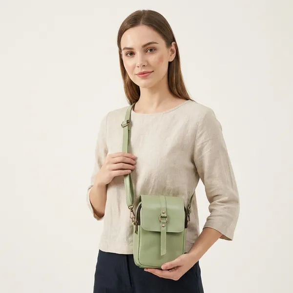Green_Genuine_Buffalo_Leather_Premium_Bag_For_Women