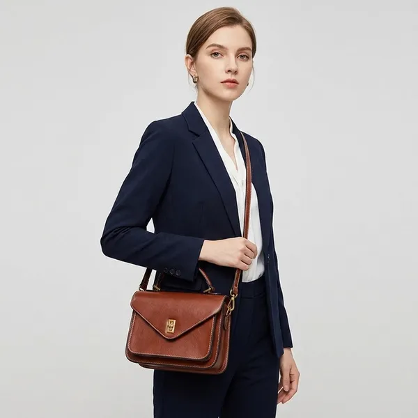 Brown_Genuine_Buffalo_Leather_Premium_Bag_For_Women