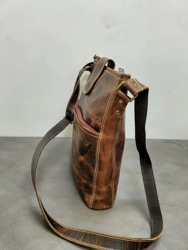 Brown_Genuine_Buffalo_Leather_Premium_Bag_For_Women