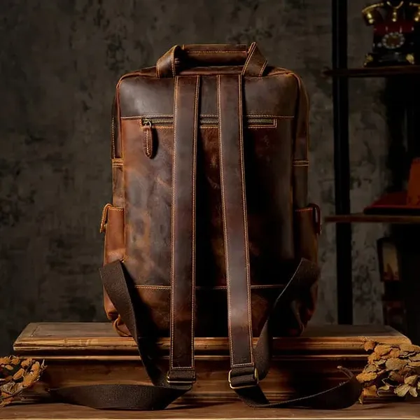 Brown_Genuine_Buffalo_Leather_Premium_Bag_For_Men_And_Women