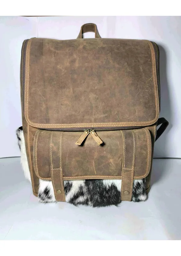 Brown_Genuine_Buffalo_Leather_Premium_Bag_For_Men_And_Women