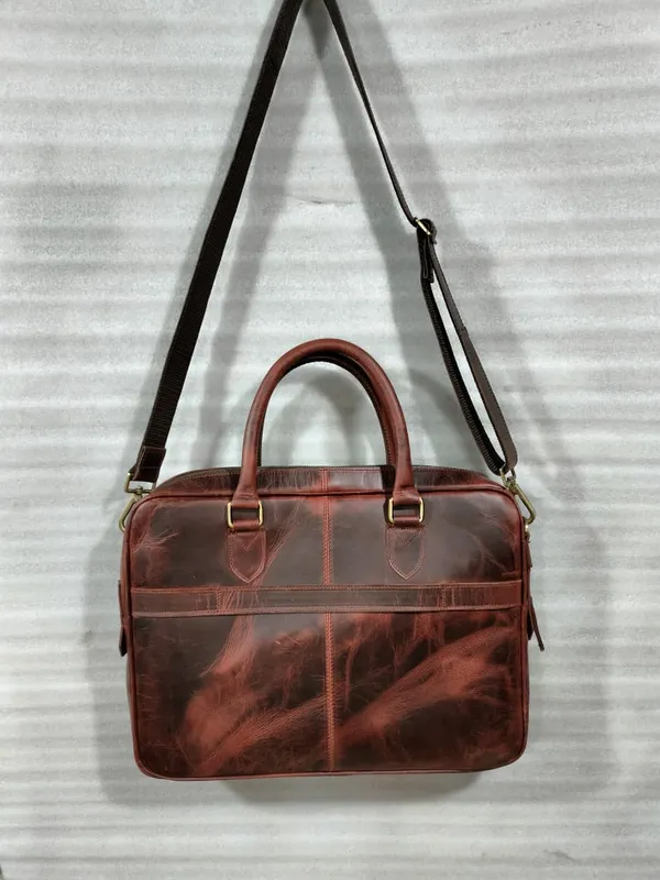 Brown_Genuine_Buffalo_Leather_Premium_Bag_For_Men_And_Women