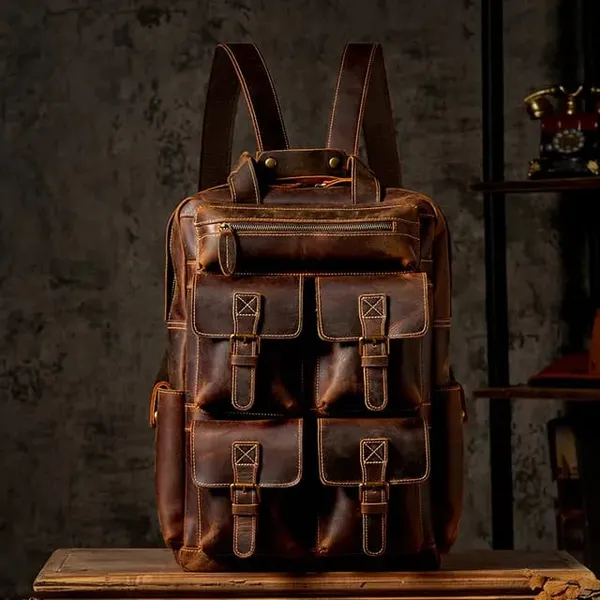 Brown_Genuine_Buffalo_Leather_Premium_Bag_For_Men_And_Women