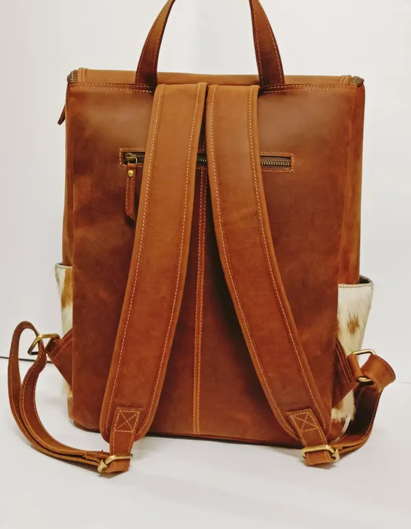 Brown_Genuine_Buffalo_Leather_Premium_Bag_For_Men_And_Women