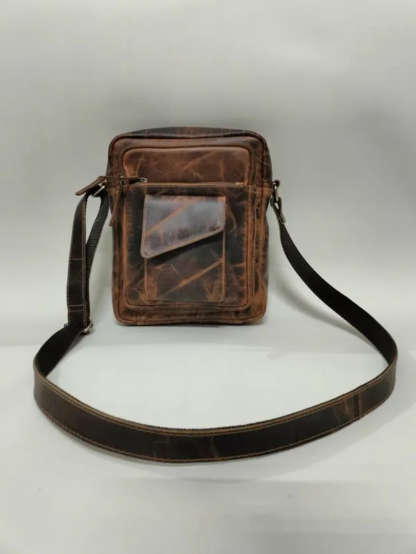 Brown_Genuine_Buffalo_Leather_Premium_Bag_For_Men_And_Women