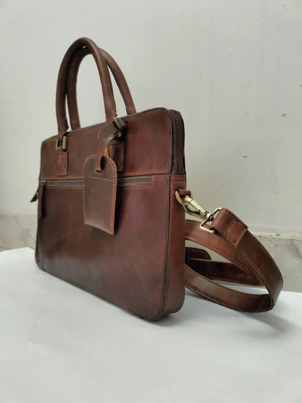 Brown_Genuine_Buffalo_Leather_Premium_Bag_For_Men_And_Women