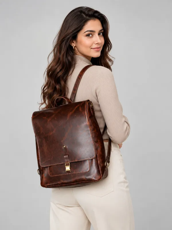 Maroon_Genuine_Buffalo_Leather_Premium_Bag_For_Women