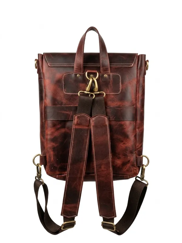 Maroon_Genuine_Buffalo_Leather_Premium_Bag_For_Women