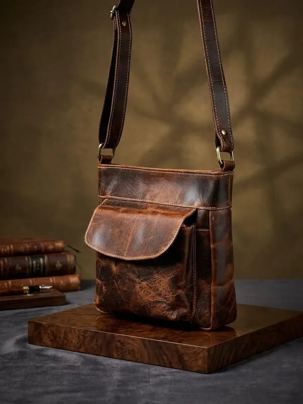 Brown_Genuine_Buffalo_Leather_Premium_Bag_For_Women