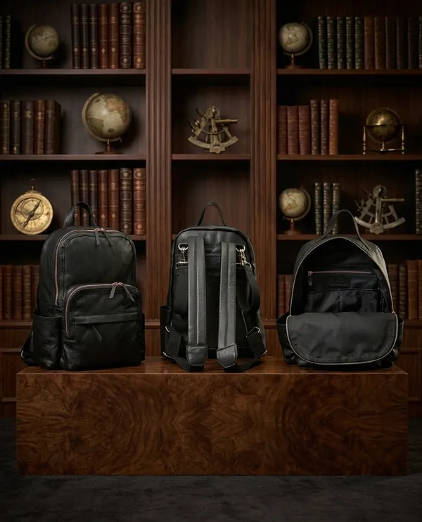 Black_Genuine_Buffalo_Leather_Premium_Bag_For_Men_And_Women