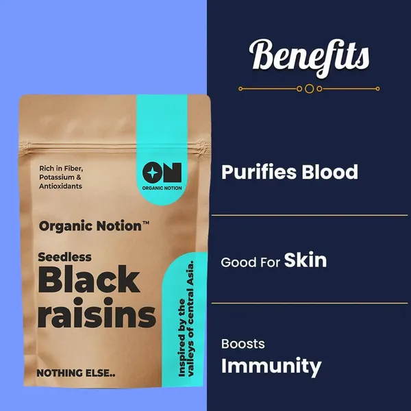 Organic_Notion_Premium_Afghani_Seedless_Black_Raisins_Kishmish_250gm_Rich_In_Iron_Fibre_Potassium_Boosts_Immunity_Healthy_Snacks