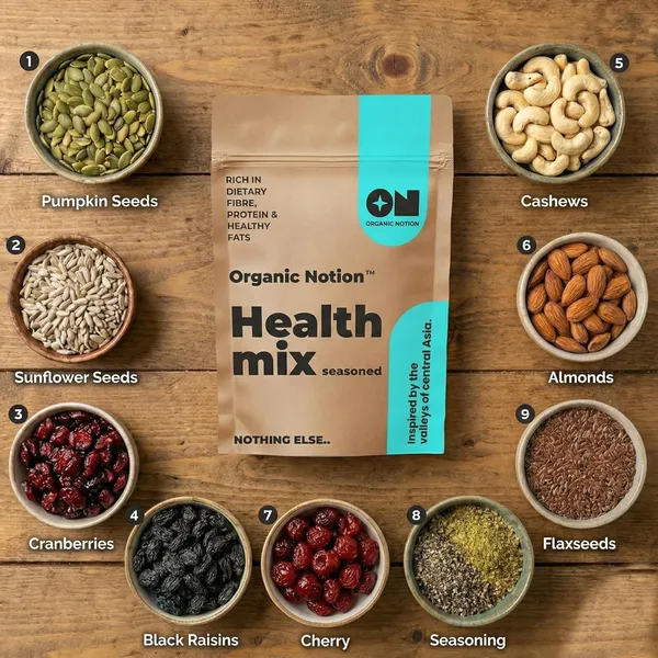 Organic_Notion_Seasoned_Health_Mix_Trail_Mix_350g_Premium_Nuts_With_Masala_Berries_Cashews_Almonds_Cranberries_Black_Raisins_Cherries_Pumpkin_Seeds_Sunflower_Seeds_Rich_In_Dietary_Fibre_Protein_Healthy_Fats