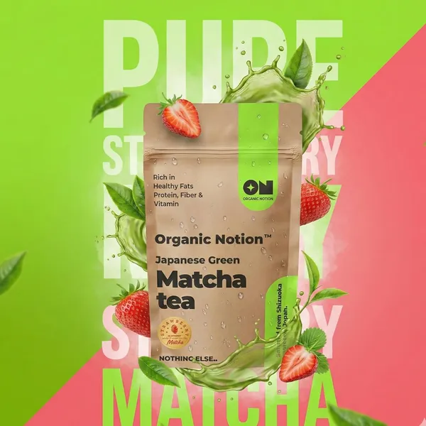 Organic_Notion_Afgani_seedless_Black_Raisins_with_Matcha_Green_Tea_Powder,_Strawberry_Powder_Matcha_Tea__(Pack_of_2)