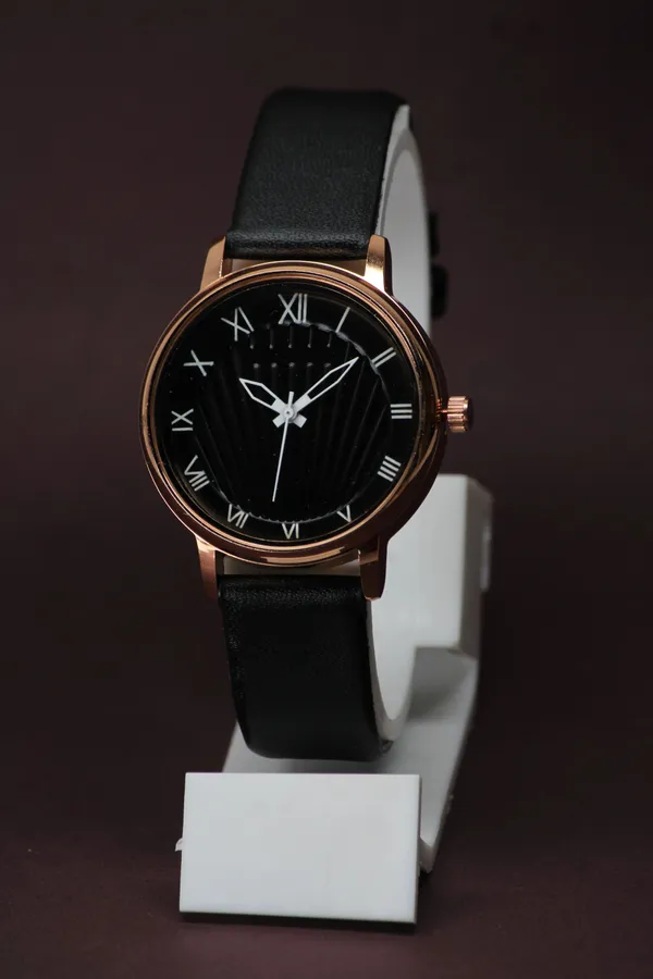 Black_Genuine_Leather_Quartz_Analog_Watch_For_Girls