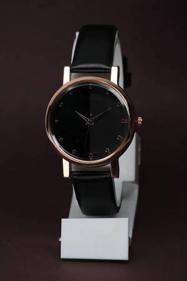 Black_Genuine_Leather_Quartz_Analog_Watch_For_Girls