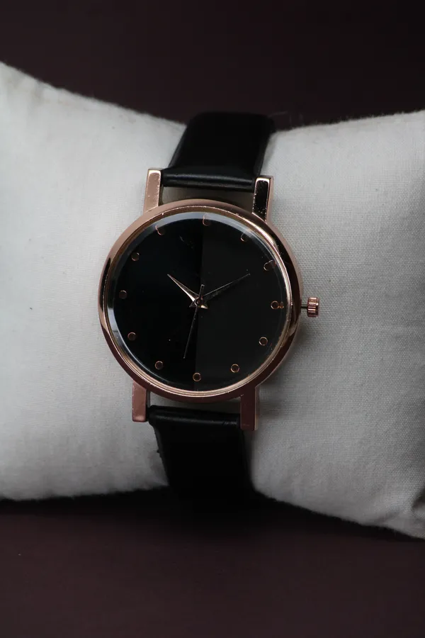 Black_Genuine_Leather_Quartz_Analog_Watch_For_Girls