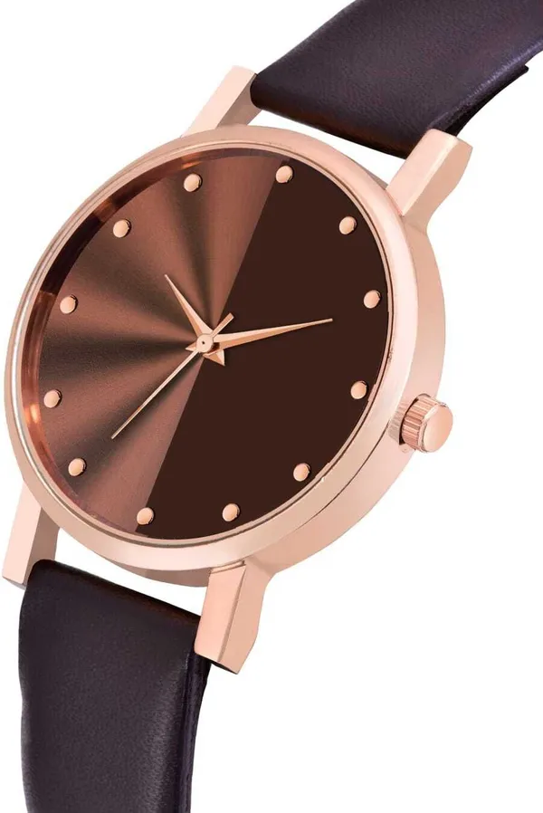 Brown_Genuine_Leather_Quartz_Analog_Watch_For_Girls