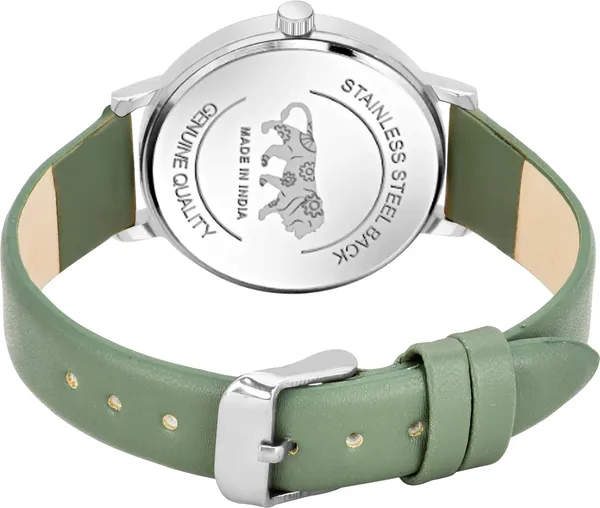 Green_Genuine_Leather_Quartz_Analog_Watch_For_Women