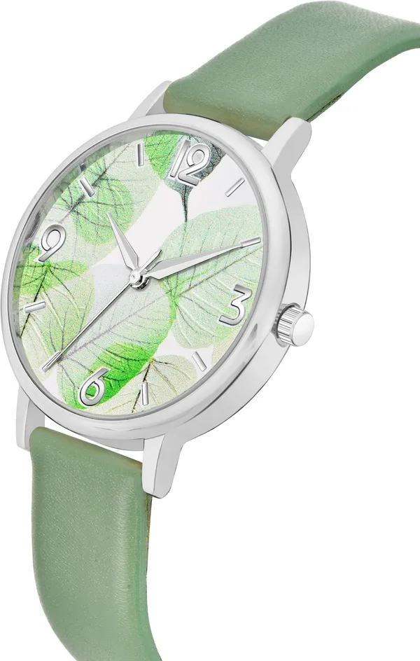 Green_Genuine_Leather_Quartz_Analog_Watch_For_Women
