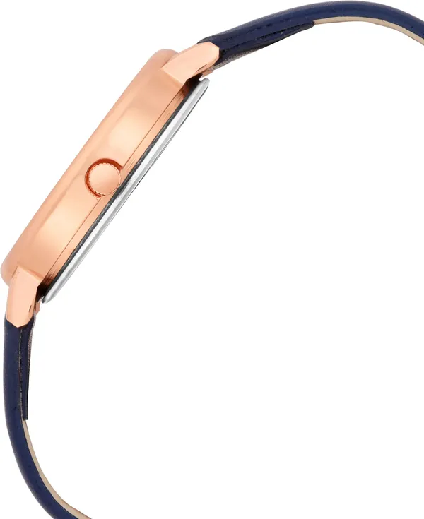 Blue_Genuine_Leather_Quartz_Analog_Watch_For_Girls