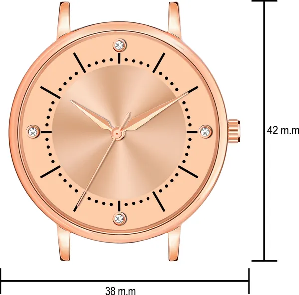 Peach_Genuine_Leather_Quartz_Analog_Watch_For_Girls