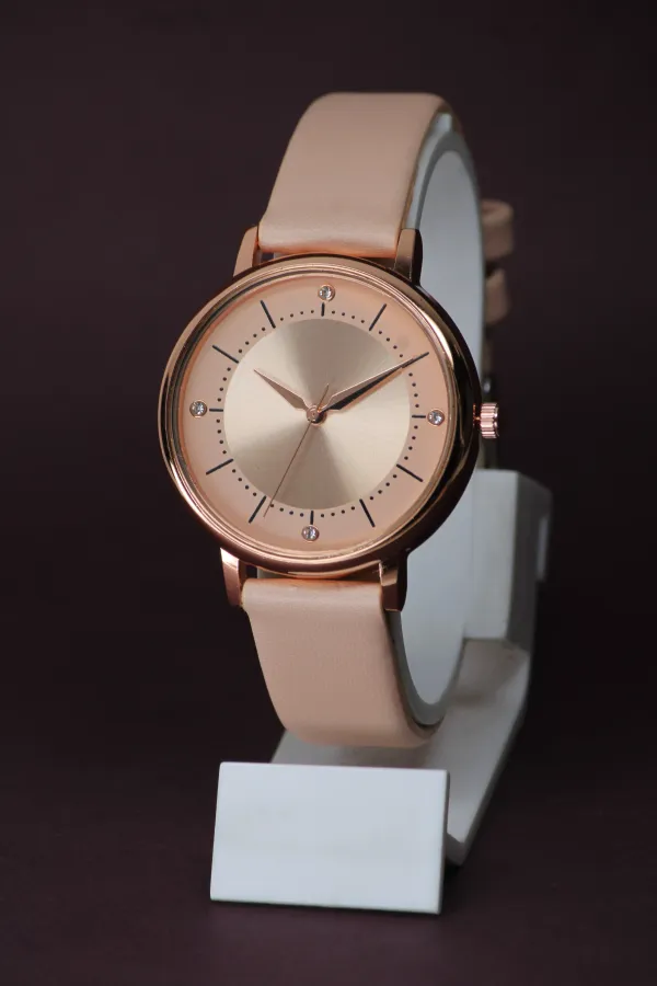 Peach_Genuine_Leather_Quartz_Analog_Watch_For_Girls