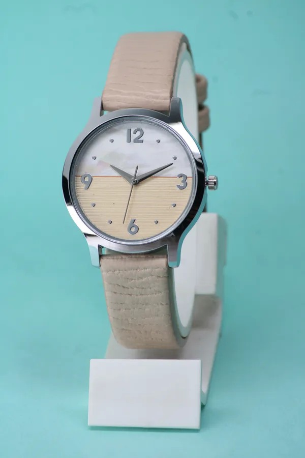 Peach_Genuine_Leather_Quartz_Analog_Watch_For_Girls