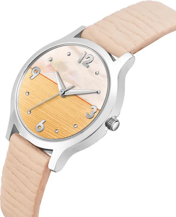 Peach_Genuine_Leather_Quartz_Analog_Watch_For_Girls