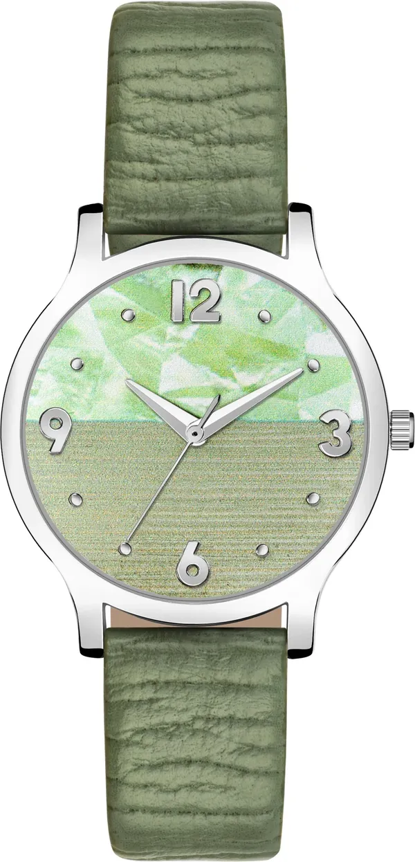 Green_Genuine_Leather_Quartz_Analog_Watch_For_Girls