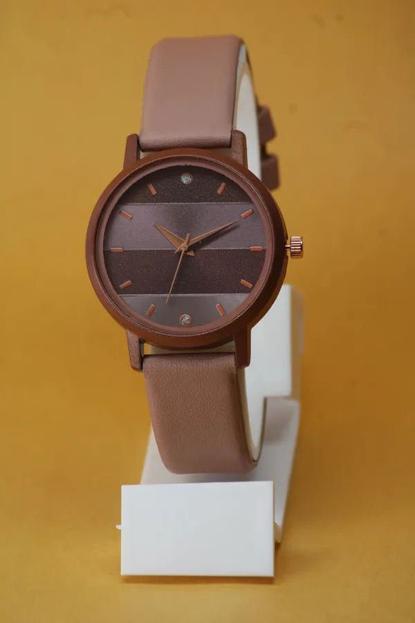 Brown_Genuine_Leather_Quartz_Analog_Watch_For_Girls