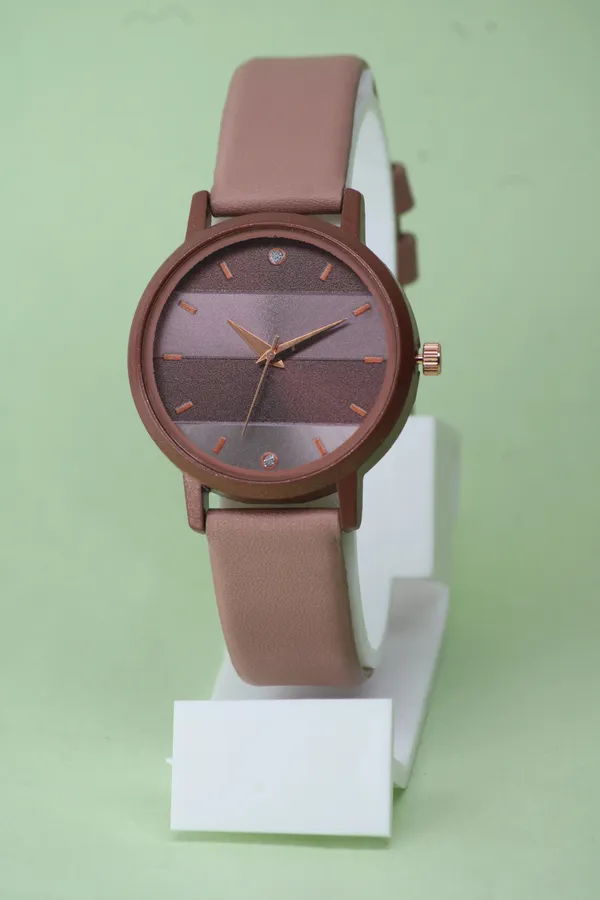 Brown_Genuine_Leather_Quartz_Analog_Watch_For_Girls
