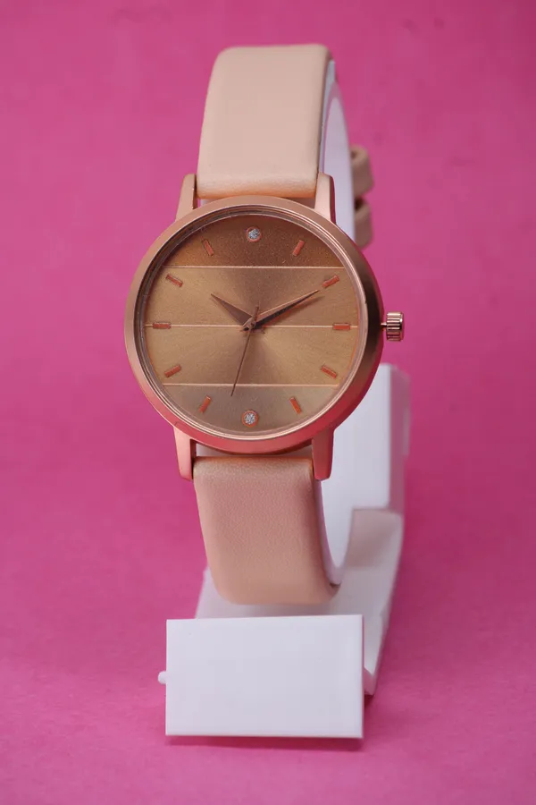 Peach_Genuine_Leather_Quartz_Analog_Watch_For_Girls