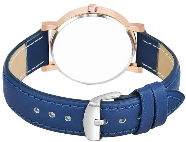 Blue_Genuine_Leather_Quartz_Analog_Watch_For_Girls