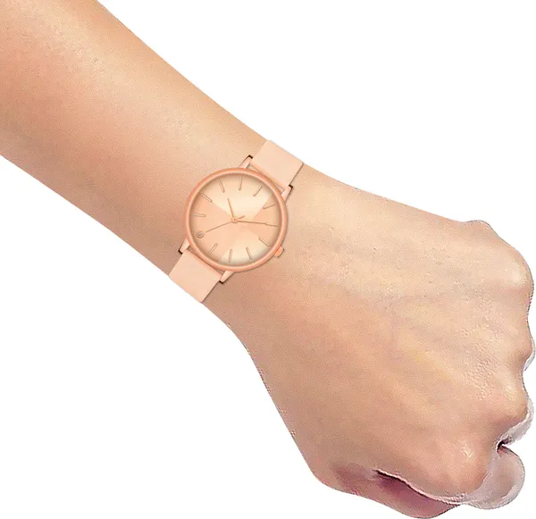 Peach_Genuine_Leather_Quartz_Analog_Watch_For_Girls