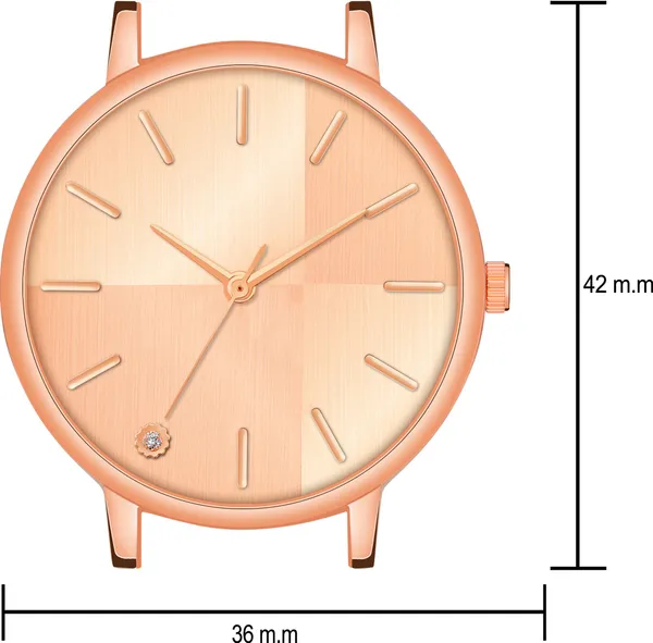 Peach_Genuine_Leather_Quartz_Analog_Watch_For_Girls