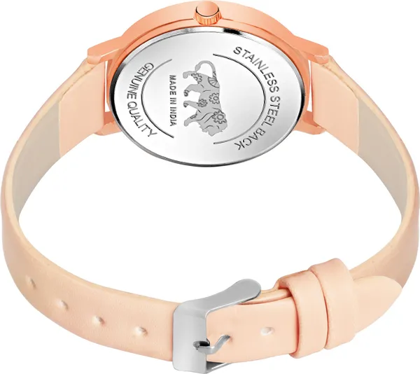 Peach_Genuine_Leather_Quartz_Analog_Watch_For_Girls