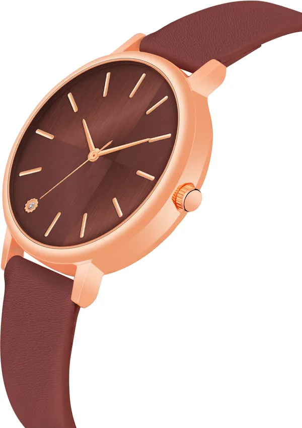 Peach_Genuine_Leather_Quartz_Analog_Watch_For_Girls