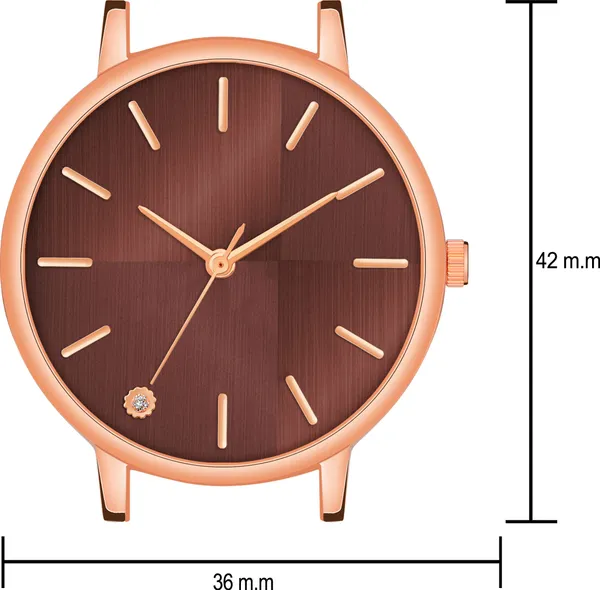 Peach_Genuine_Leather_Quartz_Analog_Watch_For_Girls