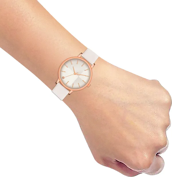White_Genuine_Leather_Quartz_Analog_Watch_For_Girls
