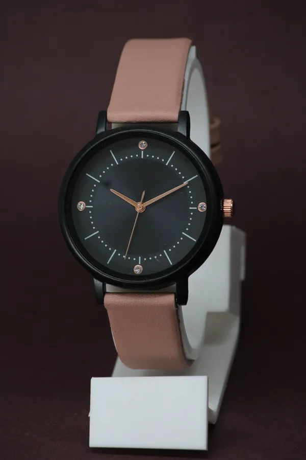 Brown_Genuine_Leather_Quartz_Analog_Watch_For_Girls