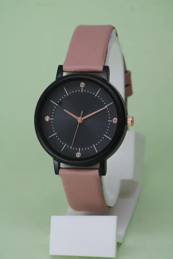 Brown_Genuine_Leather_Quartz_Analog_Watch_For_Girls