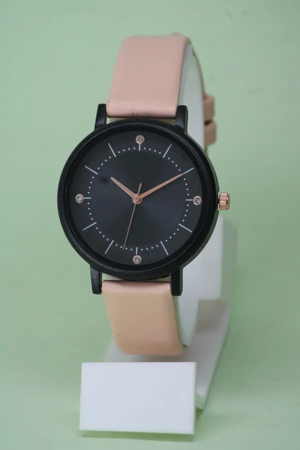 Black_Genuine_Leather_Quartz_Analog_Watch_For_Girls