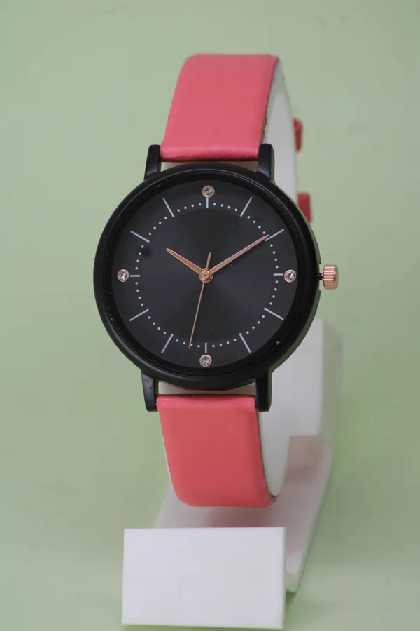 Black_Genuine_Leather_Quartz_Analog_Watch_For_Girls