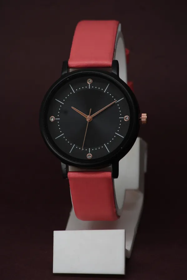Black_Genuine_Leather_Quartz_Analog_Watch_For_Girls