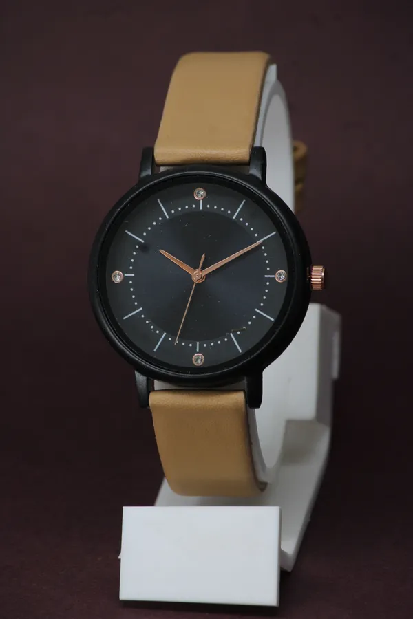 Black_Genuine_Leather_Quartz_Analog_Watch_For_Girls